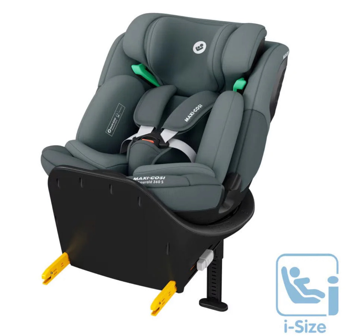 NEW Maxi Cosi Emerald 360 S Car Seat - Tonal Graphite RRP£300