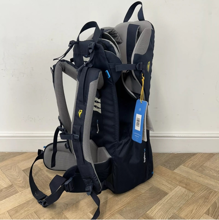 NEW LittleLife Explorer S4 Child Carrier - Navy Blue (New Edition!)