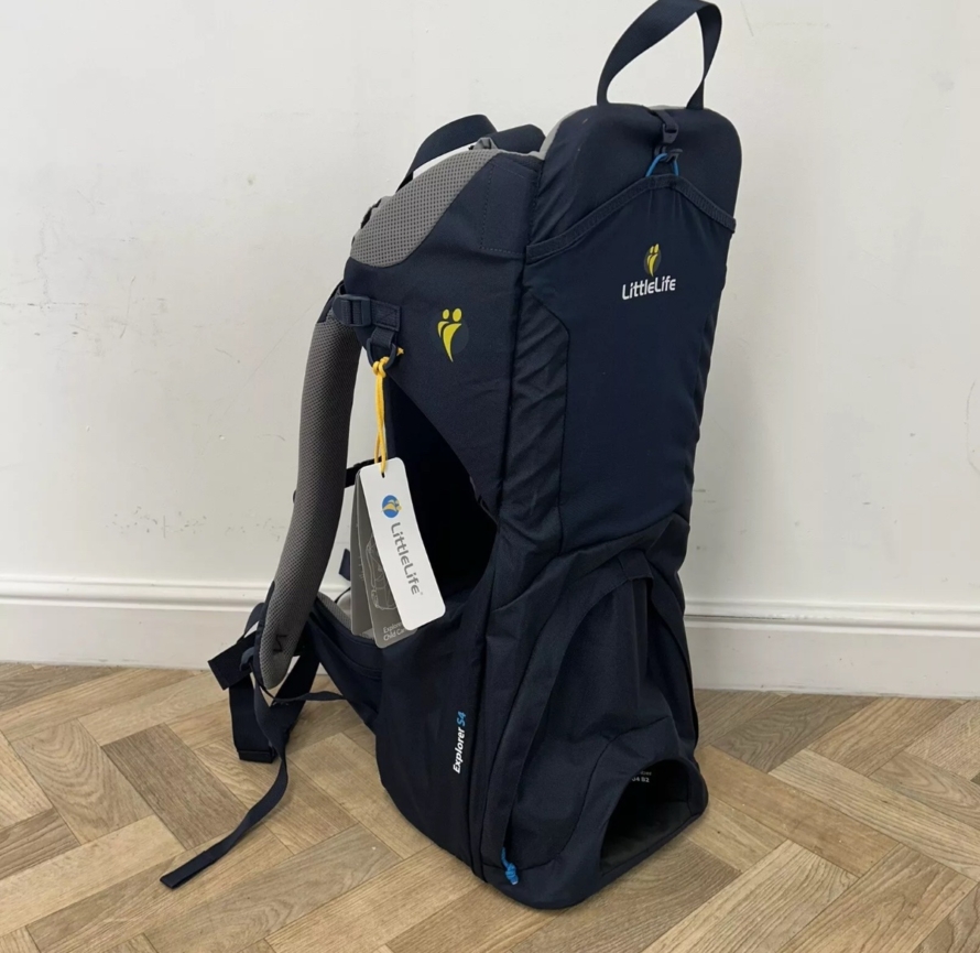 NEW LittleLife Explorer S4 Child Carrier - Navy Blue (New Edition!) - Image 2