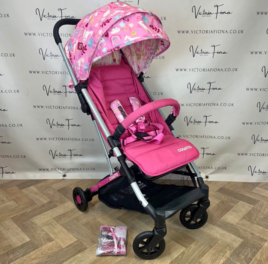 PRELOVED Cosatto Yo! Stroller Happy Unicorns Airline Approved Stroler RRP £200