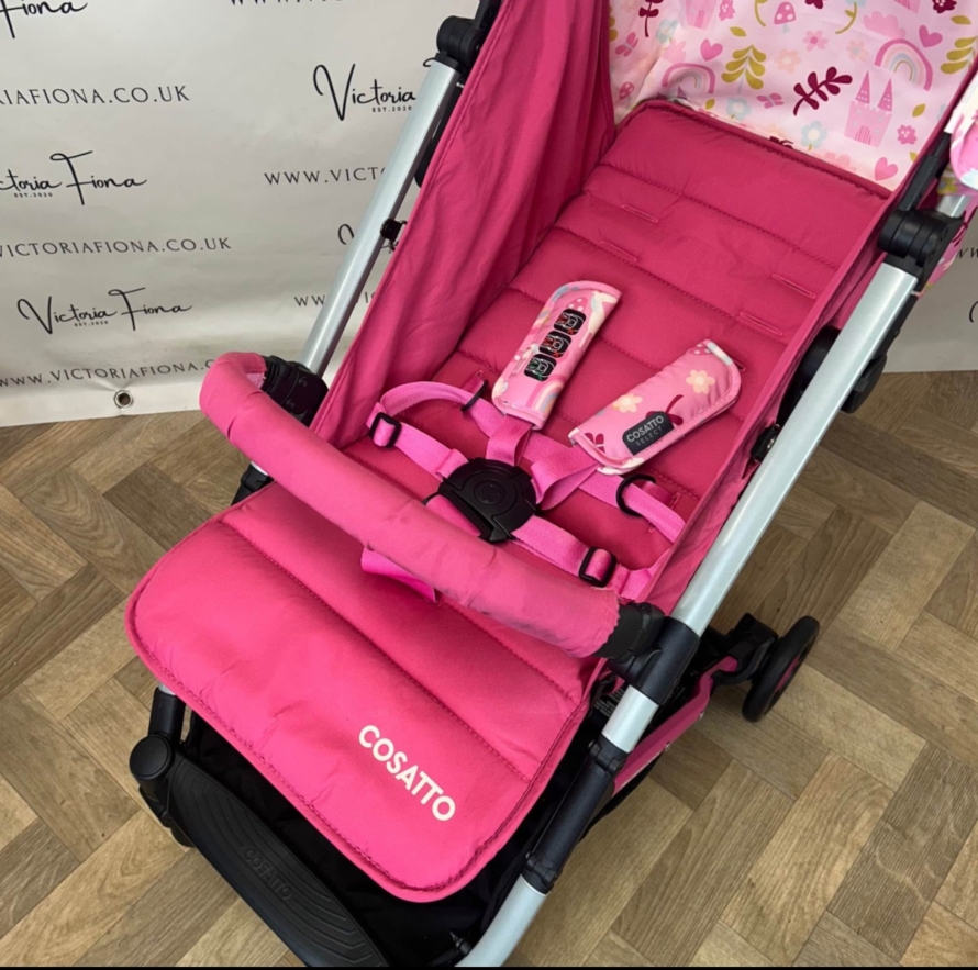 PRELOVED Cosatto Yo! Stroller Happy Unicorns Airline Approved Stroler RRP £200 - Image 2