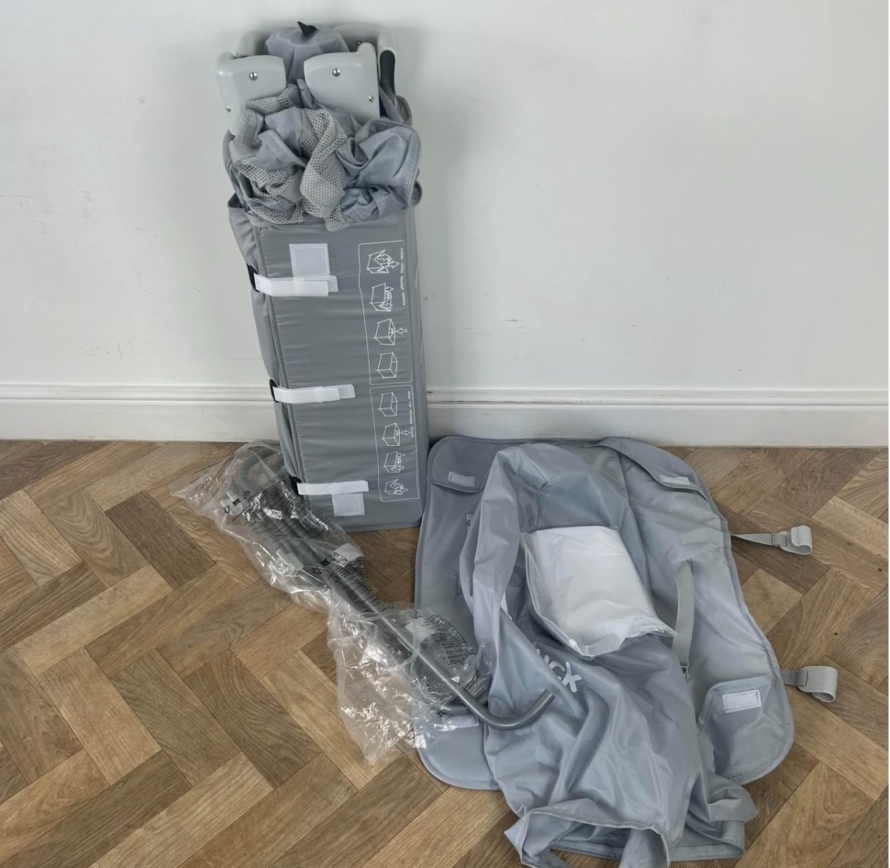NEW Hauck Sleep N Play Travel Cot - Grey - Image 5