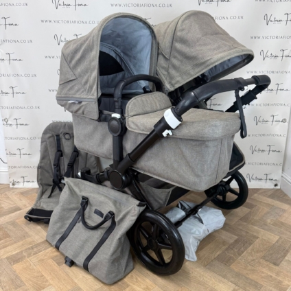 PRELOVED Bugaboo Donkey 3 Double Pushchair - Mineral Taupe