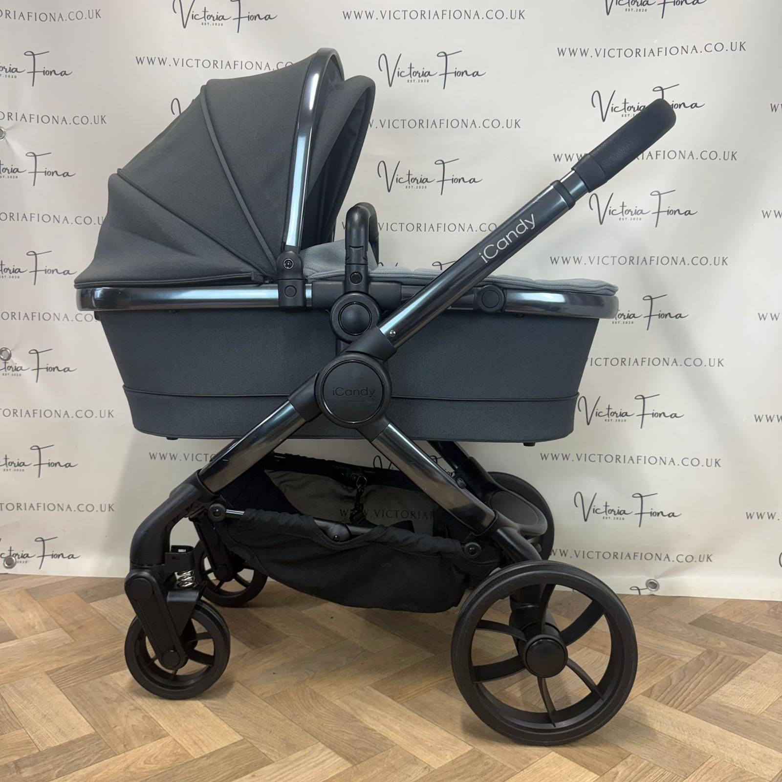 PRELOVED iCandy Peach 7 Pushchair with accessories - TRUFFLE GREY - Image 4