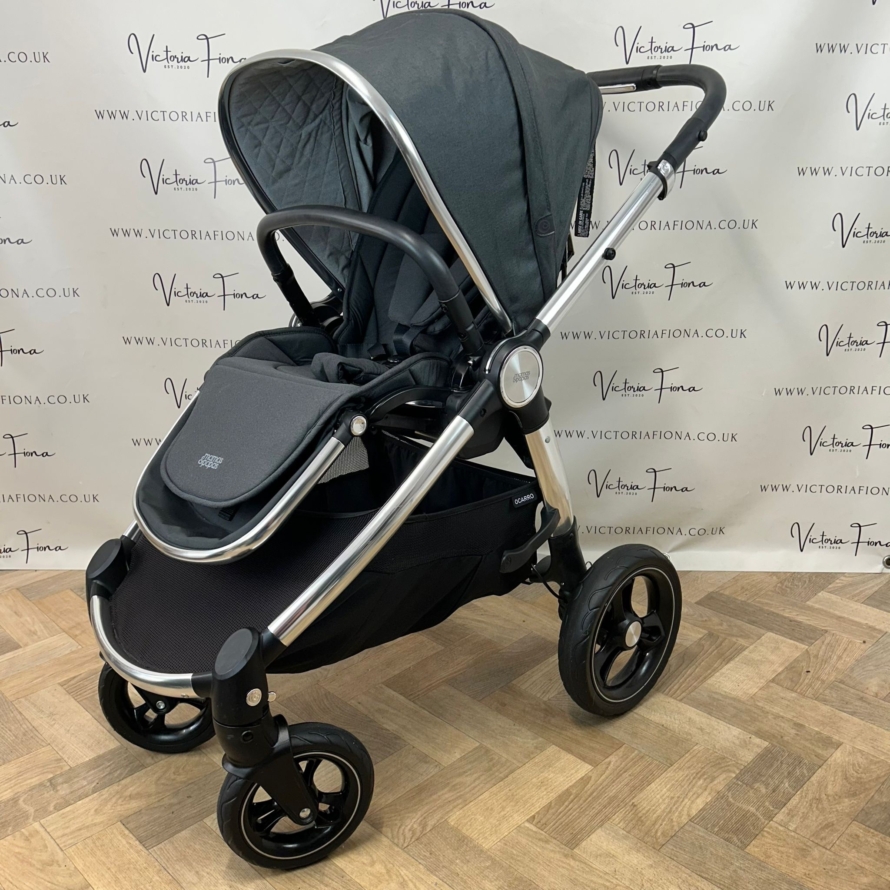 PRELOVED Mamas & Papas Ocarro Carrycot & Pushchair - Steel Grey - Image 9