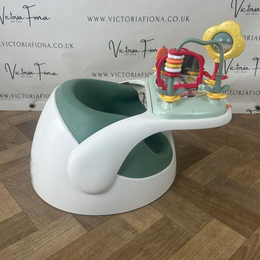 PRELOVED Mamas & Papas Baby Snug with toy tray - Green - Image 2