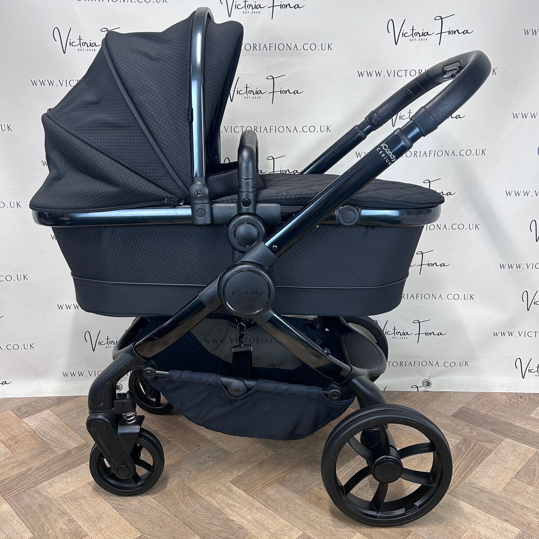PRELOVED iCandy Peach 7 Pushchair with accessories - CERIUM BLACK - Image 2