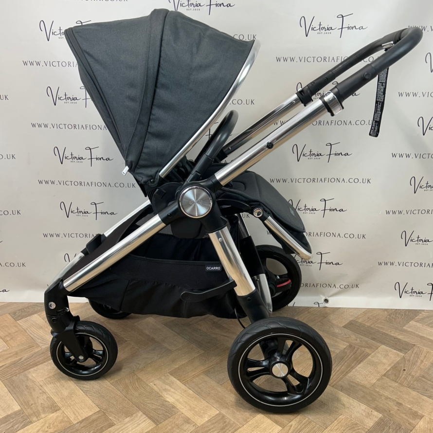 PRELOVED Mamas & Papas Ocarro Carrycot & Pushchair - Steel Grey - Image 7