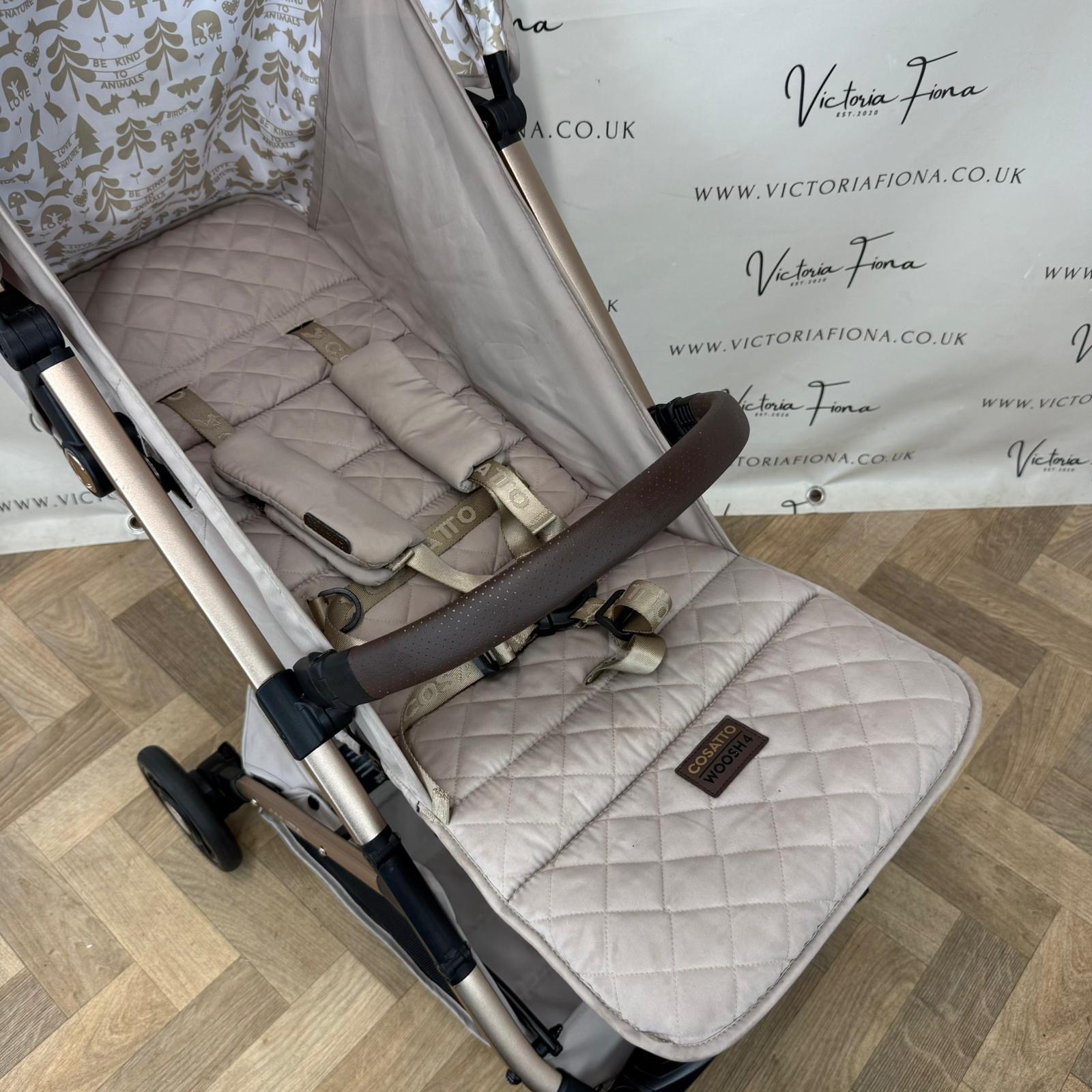 PRELOVED Cosatto Woosh 4 Compact Stroller - Whisper RRP£250 - Image 3