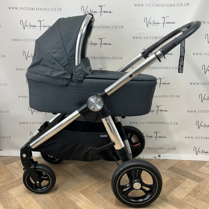 PRELOVED Mamas & Papas Ocarro Carrycot & Pushchair - Steel Grey - Image 2