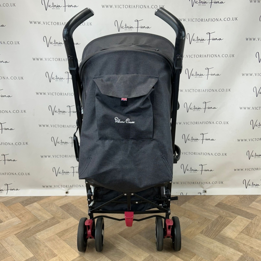 PRELOVED Silver Cross Reflex Stroller - Onyx Black - Image 5