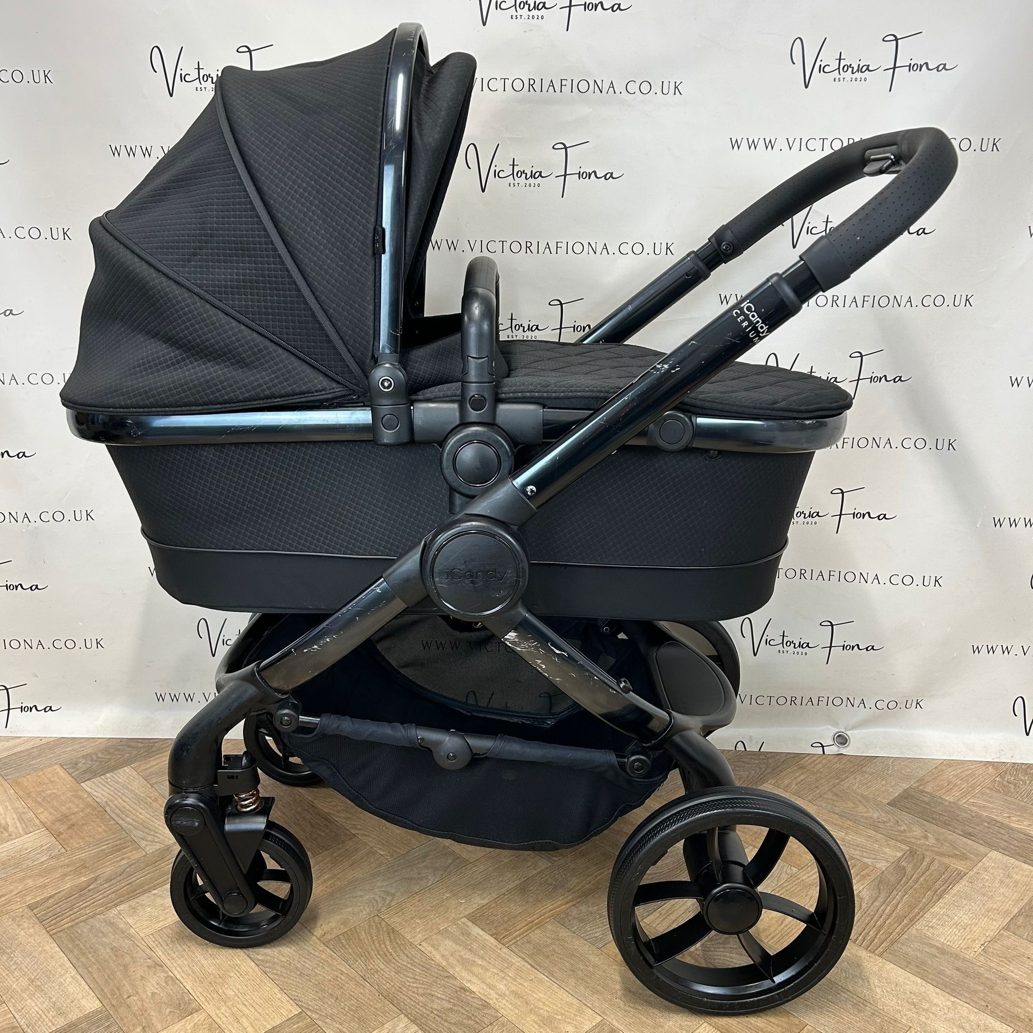 PRELOVED iCandy Peach 7 Pushchair with accessories - CERIUM BLACK - Image 2
