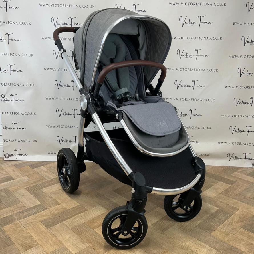 PRELOVED Mamas & Papas Ocarro Travel System Pushchair & Carrycot Grey Mist 👜 - Image 9