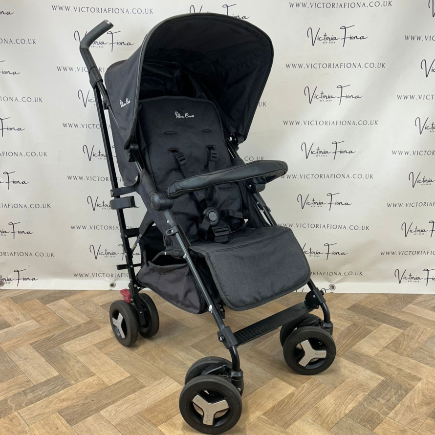 PRELOVED Silver Cross Reflex Stroller - Onyx Black