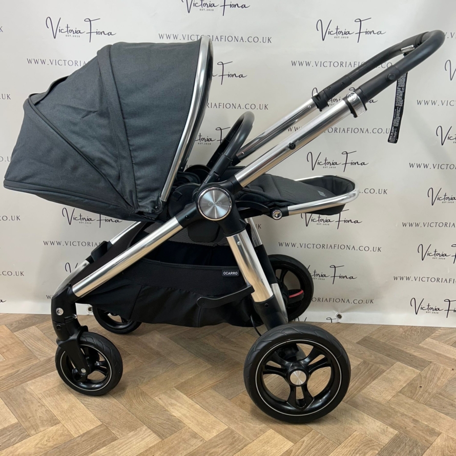 PRELOVED Mamas & Papas Ocarro Carrycot & Pushchair - Steel Grey - Image 8