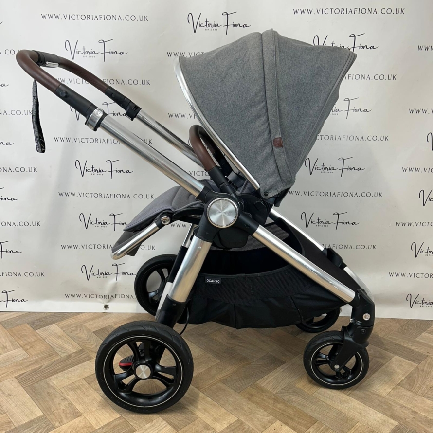 PRELOVED Mamas & Papas Ocarro Travel System Pushchair & Carrycot Grey Mist 👜 - Image 8