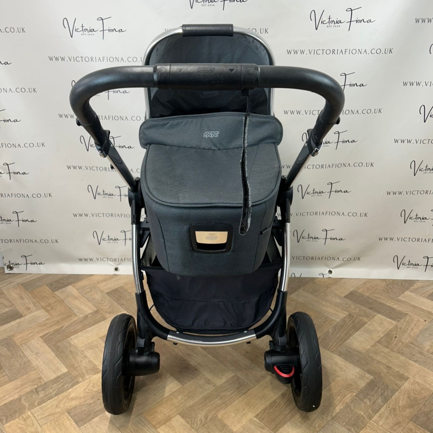PRELOVED Mamas & Papas Ocarro Carrycot & Pushchair - Steel Grey - Image 3