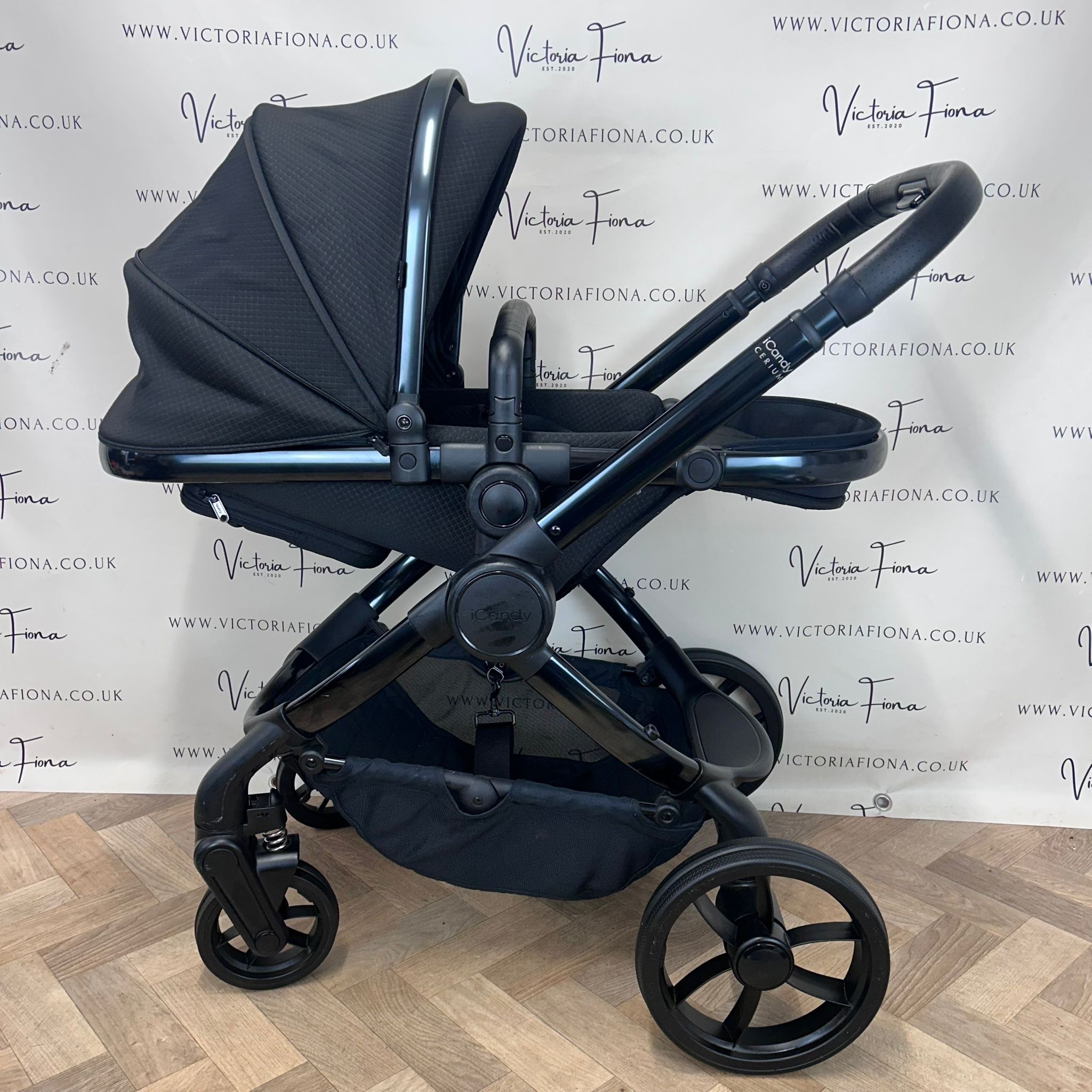 PRELOVED iCandy Peach 7 Pushchair with accessories - CERIUM BLACK - Image 8