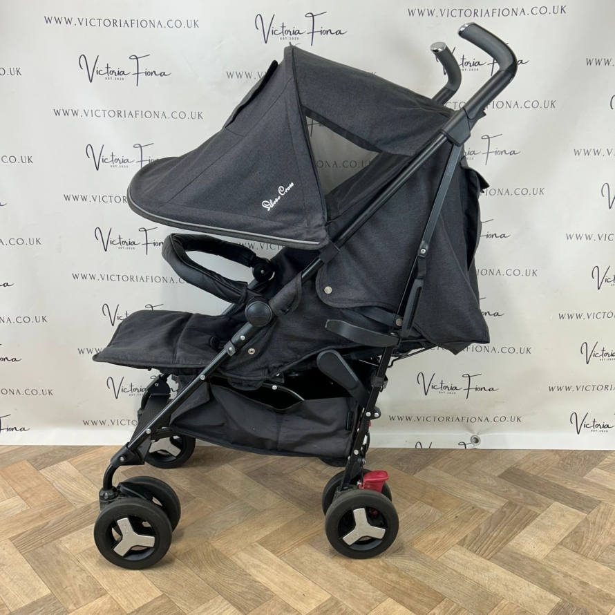 PRELOVED Silver Cross Reflex Stroller - Onyx Black - Image 3