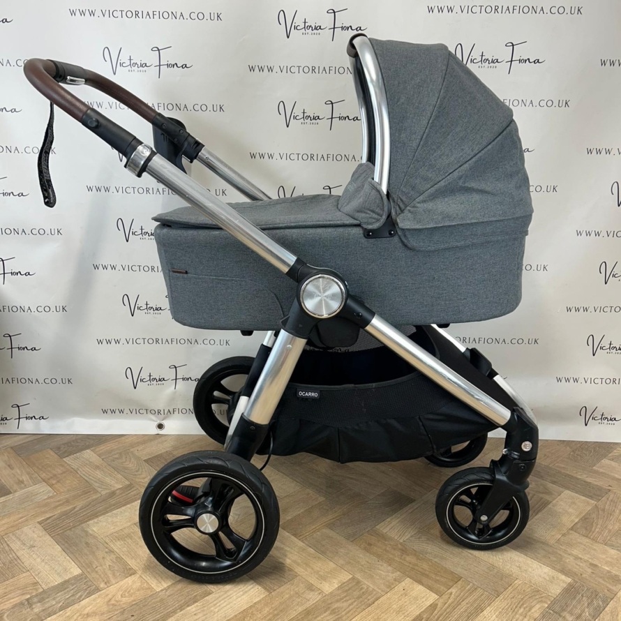 PRELOVED Mamas & Papas Ocarro Travel System Pushchair & Carrycot Grey Mist 👜 - Image 3