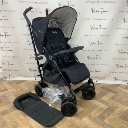 PRELOVED Silver Cross Reflex Stroller - Orient Black
