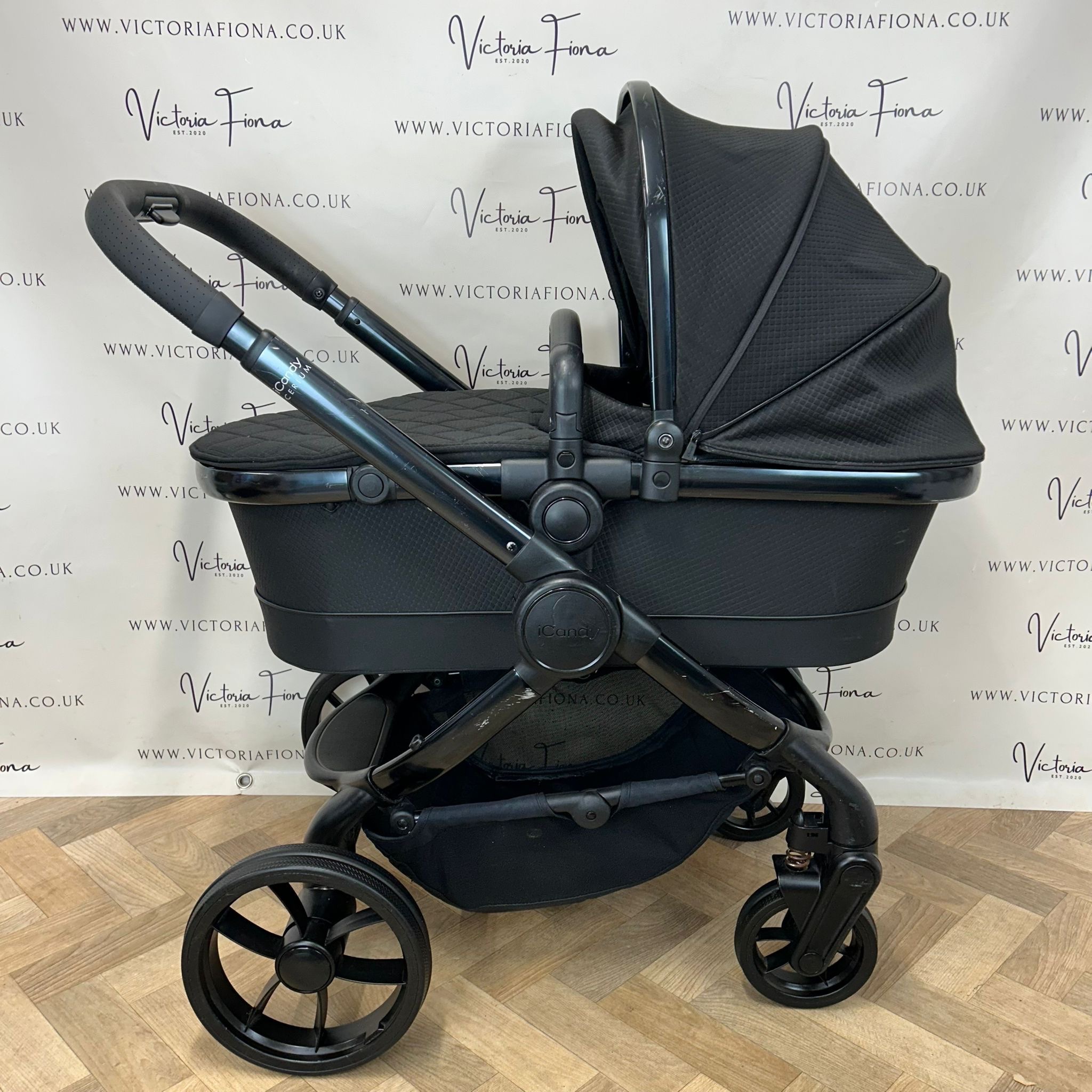 PRELOVED iCandy Peach 7 Pushchair with accessories - CERIUM BLACK - Image 5