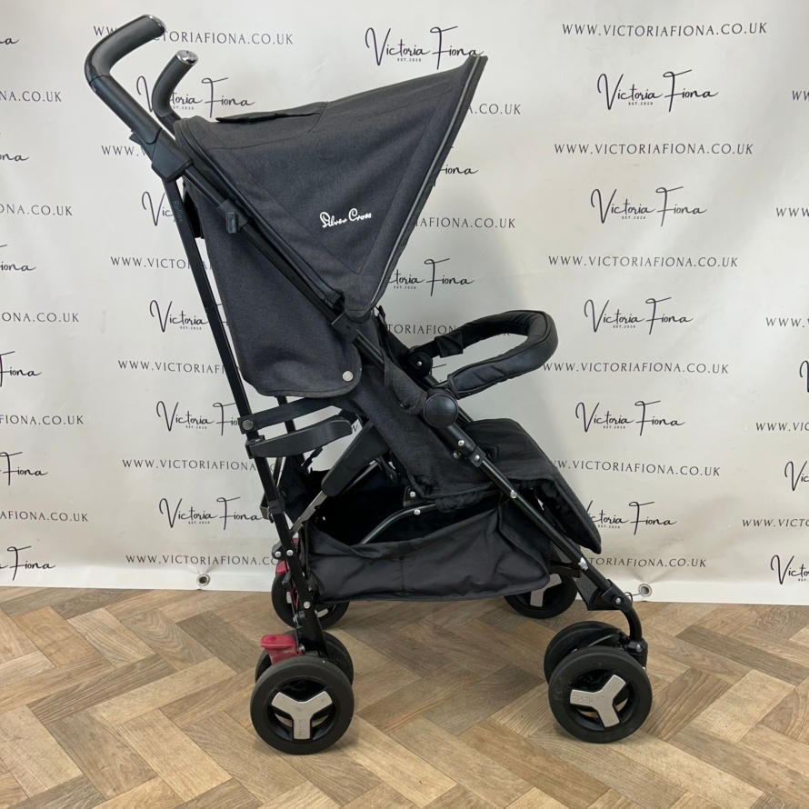 PRELOVED Silver Cross Reflex Stroller - Onyx Black - Image 2