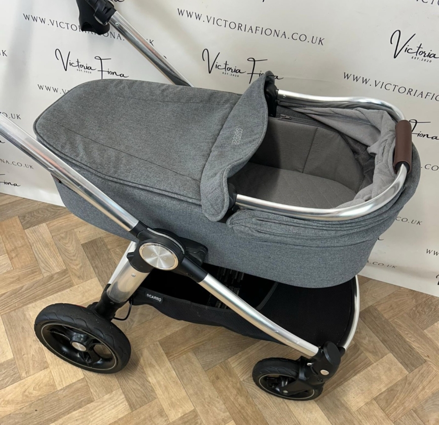 PRELOVED Mamas & Papas Ocarro Travel System Pushchair & Carrycot Grey Mist 👜 - Image 2