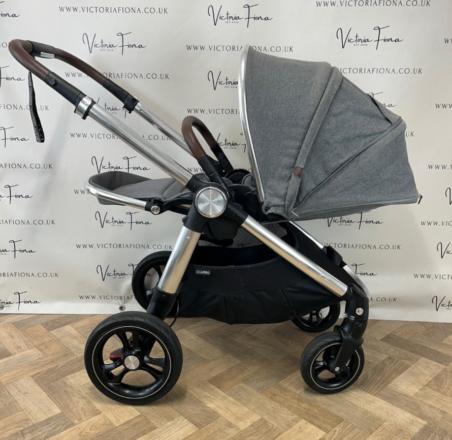 PRELOVED Mamas & Papas Ocarro Travel System Pushchair & Carrycot Grey Mist 👜 - Image 6