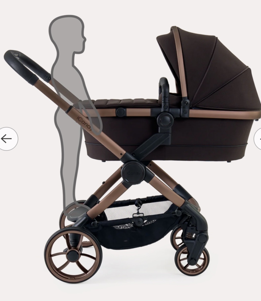 NEW iCandy Peach 7 Pushchair and Carrycot - Complete Bundle PECAN RRP£1593 - Image 3