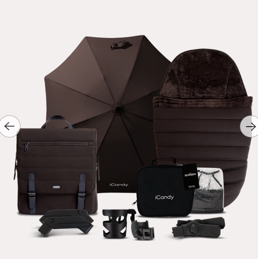 NEW iCandy Peach 7 Pushchair and Carrycot - Complete Bundle PECAN RRP£1593 - Image 7