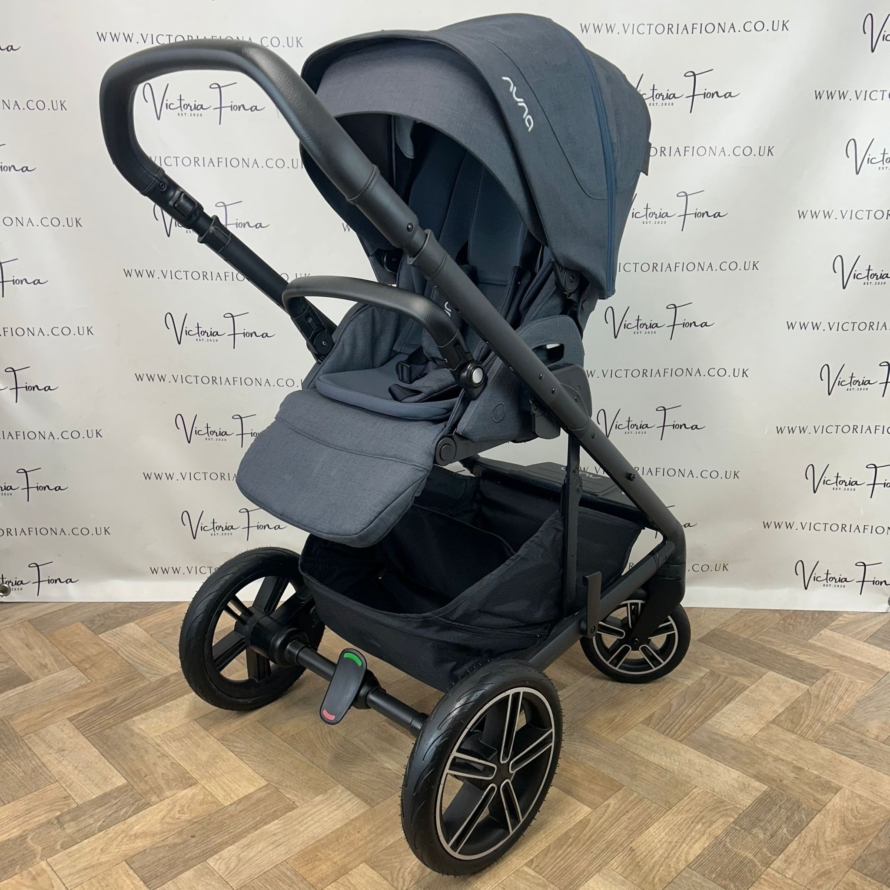 PRELOVED Nuna Mixx Next Carrycot & Pushchair - Ocean Blue 🌊 - Image 6
