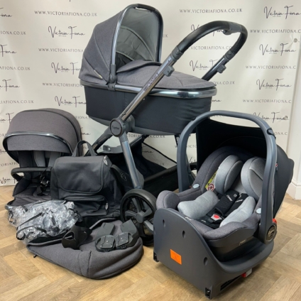 PRELOVED Babystyle Oyster 3 Pushchair Travel System - Fossil Grey