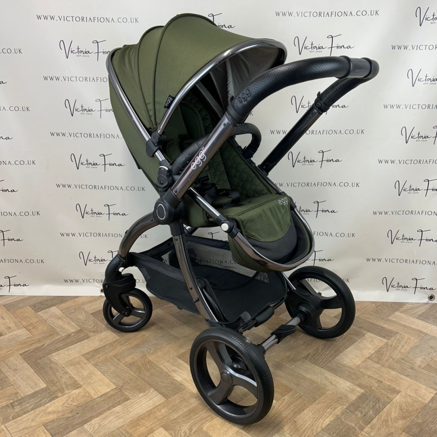 PRELOVED Babystyle Egg2 Pushchair Stroller - Olive Green - Image 3