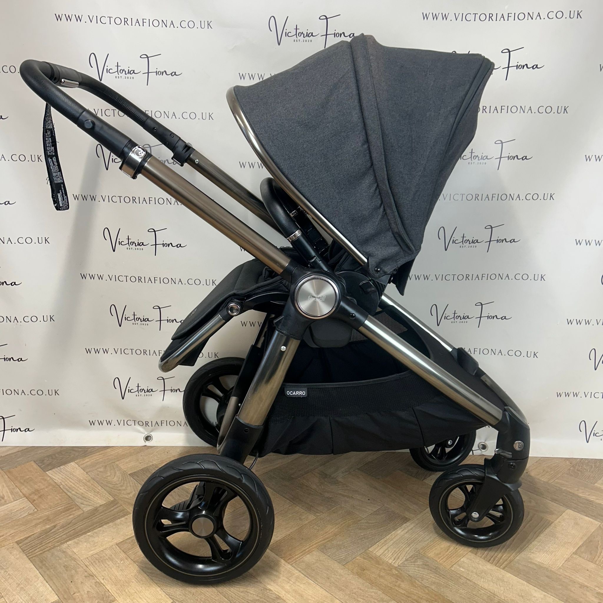 PRELOVED Mamas And Papas Ocarro Pushchair & Carrycot - Onyx Black 🖤 - Image 6
