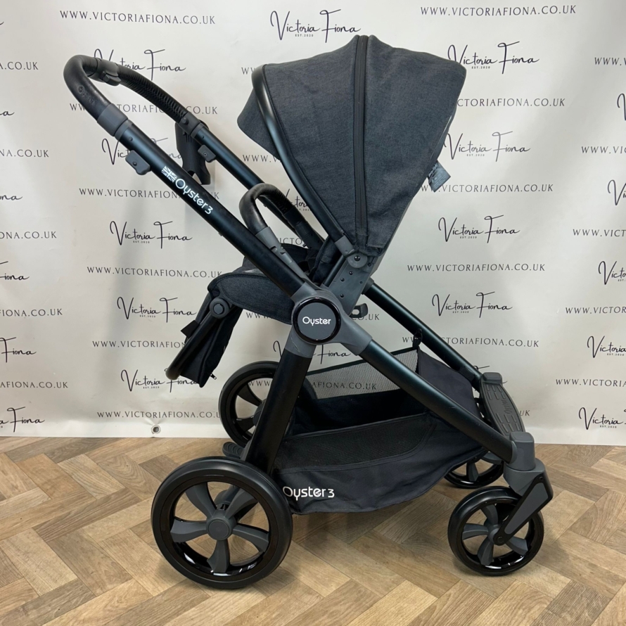 PRELOVED Babystyle Oyster 3 Pushchair & Carrycot Travel System - 0-22kg - Noir 🖤 - Image 6