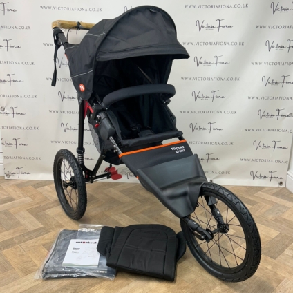 NEW Out N About V5 Sport Running Pushchair - Black RRP£425