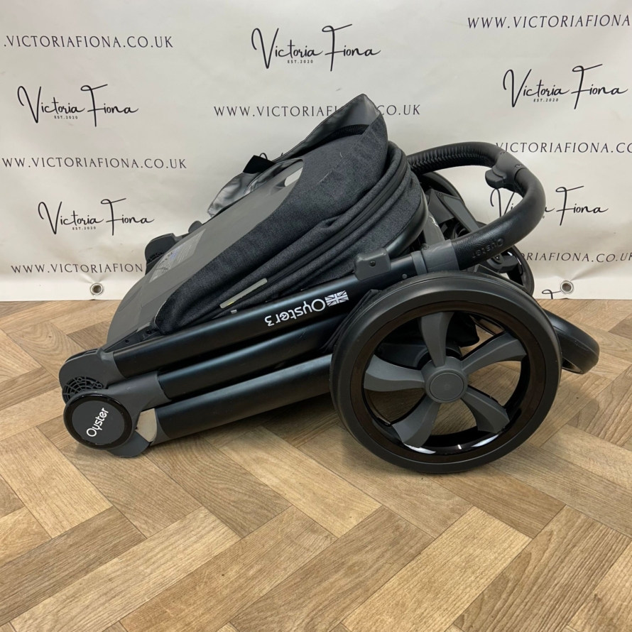 PRELOVED Babystyle Oyster 3 Pushchair & Carrycot Travel System - 0-22kg - Noir 🖤 - Image 10