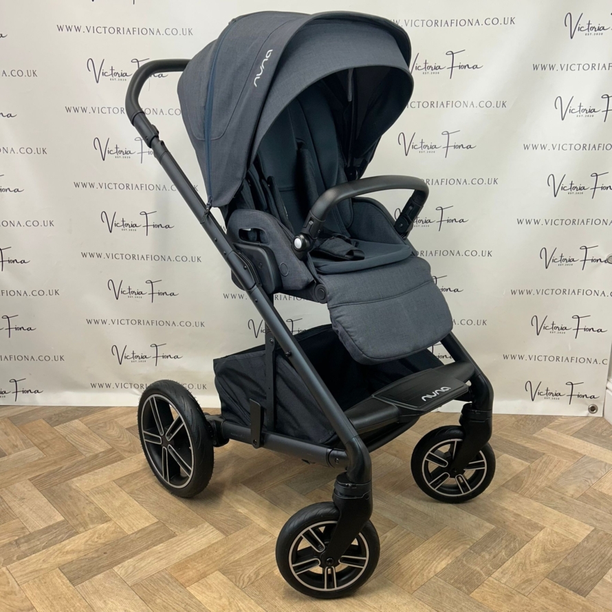 PRELOVED Nuna Mixx Next Carrycot & Pushchair - Ocean Blue 🌊 - Image 7