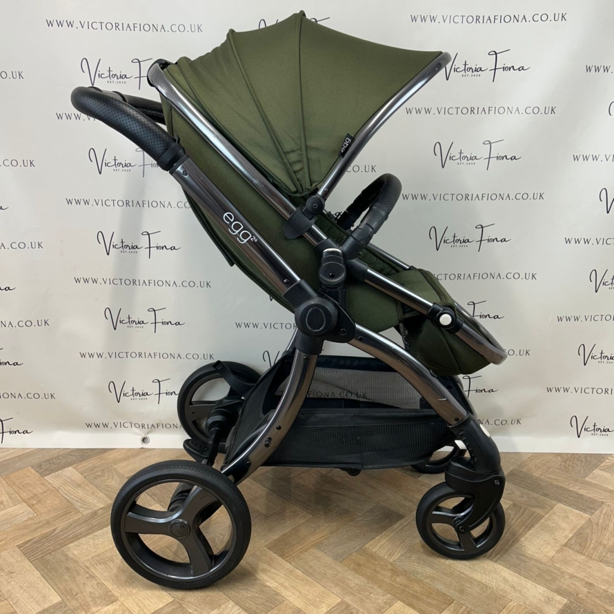 PRELOVED Babystyle Egg2 Pushchair Stroller - Olive Green - Image 5