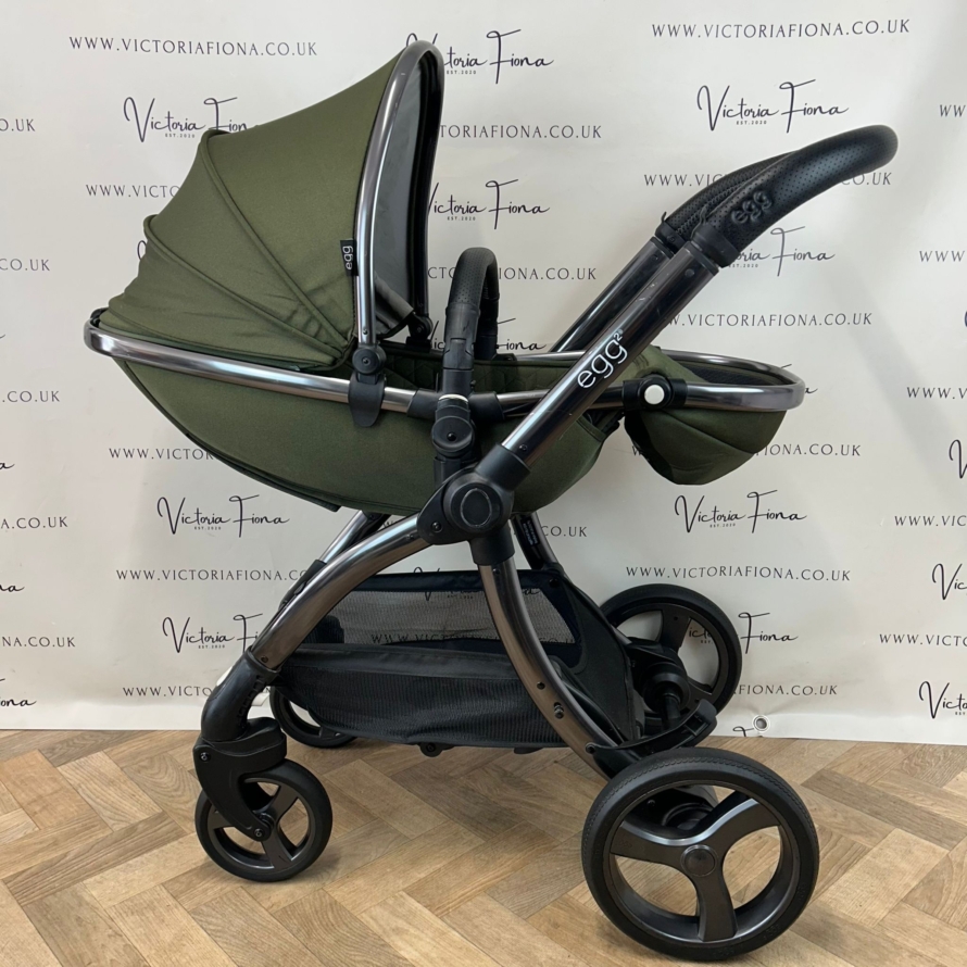PRELOVED Babystyle Egg2 Pushchair Stroller - Olive Green - Image 2
