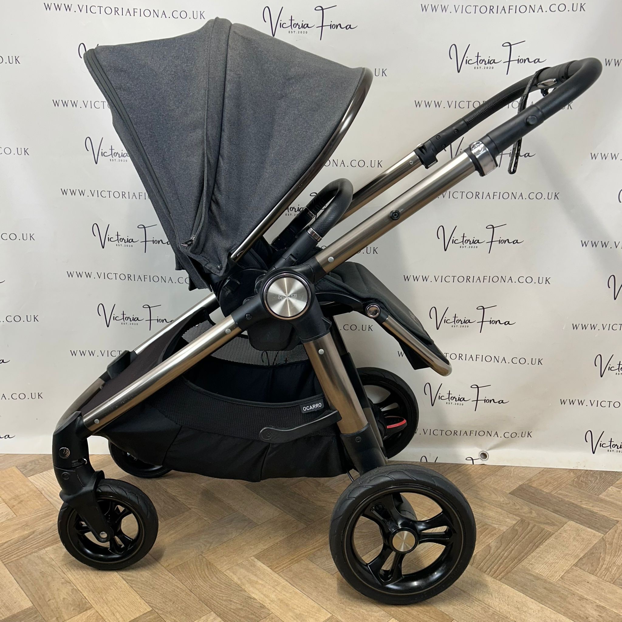PRELOVED Mamas And Papas Ocarro Pushchair & Carrycot with Cybex 360 Car Seat - Onyx Black 🖤 - Image 4