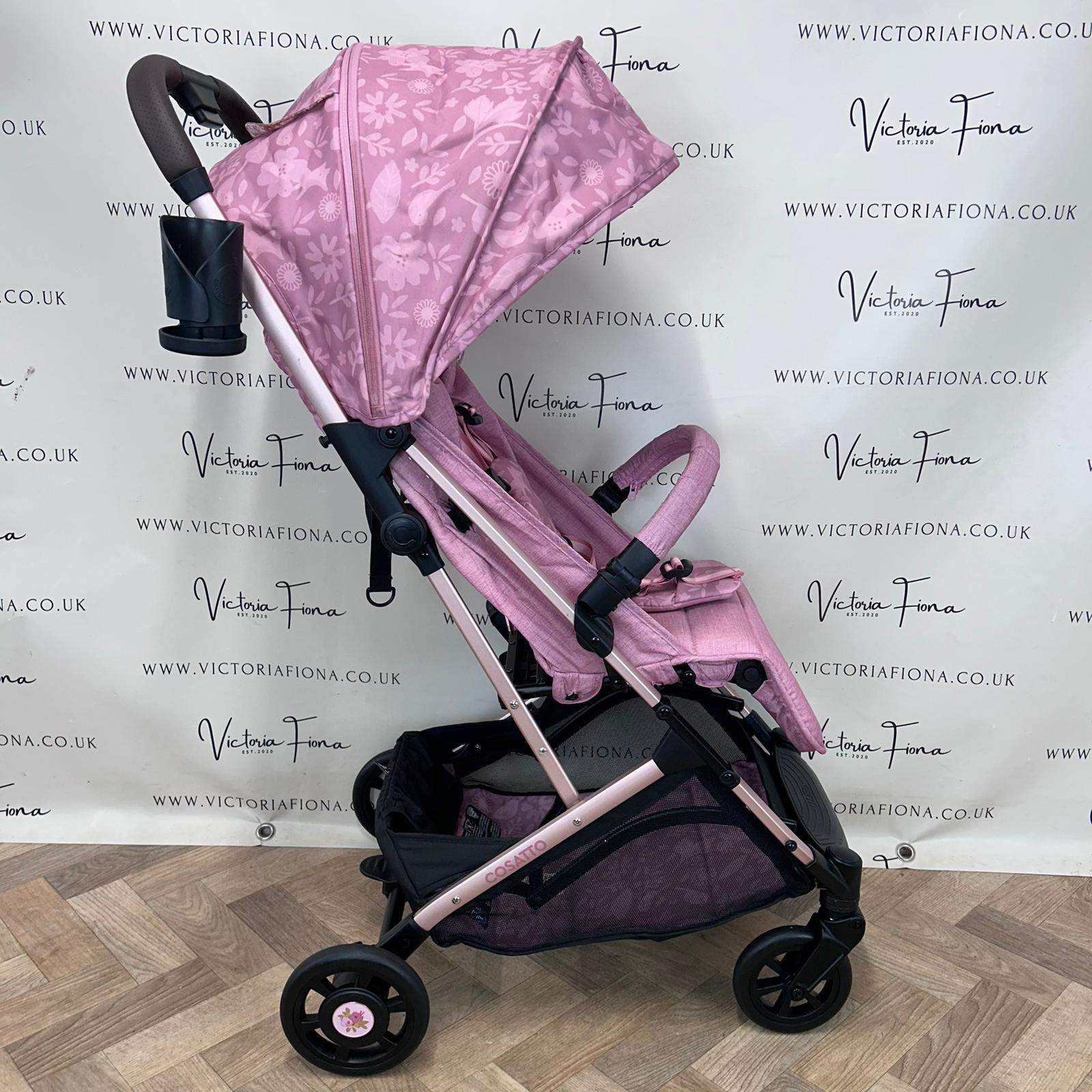 PRELOVED Cosatto Woosh 4 Compact Stroller - Camille Pink RRP£250 - Image 2