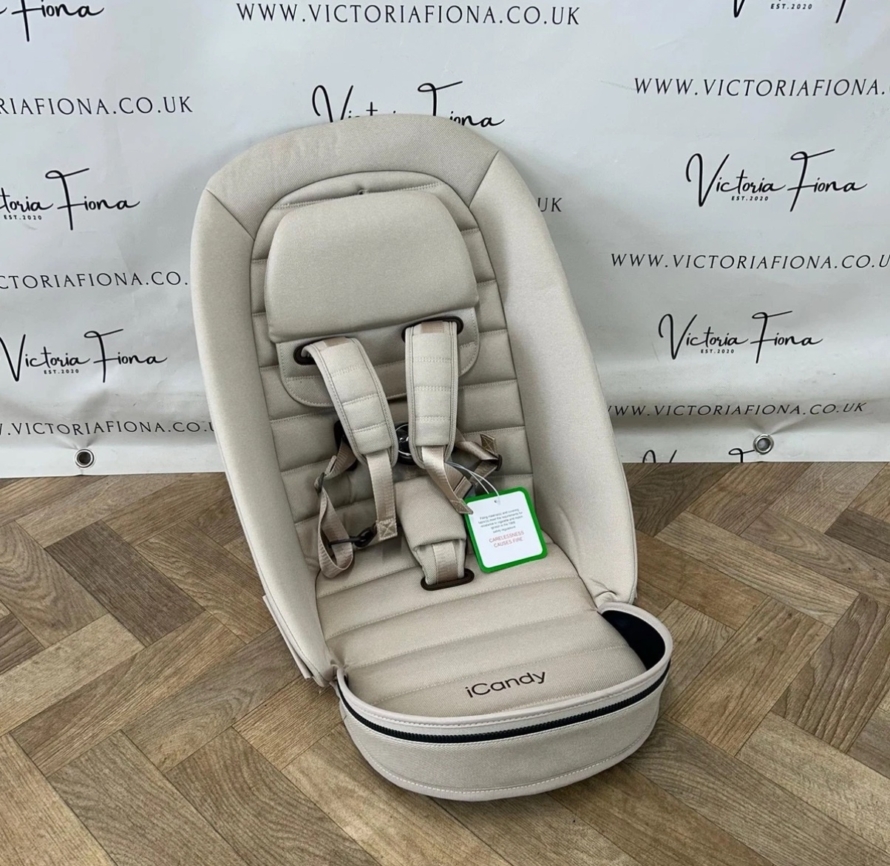 NEW Icandy Peach 7 Seat Fabric Biscotti