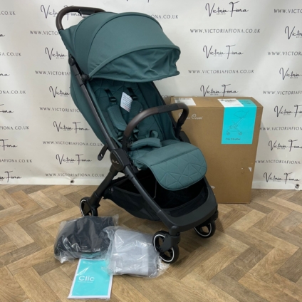 NEW Silver Cross Clic 2 Compact Stroller - Conifer Green RRP£295