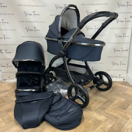 PRELOVED Egg2 Carrycot & Pushchair - Cobalt Blue 💙