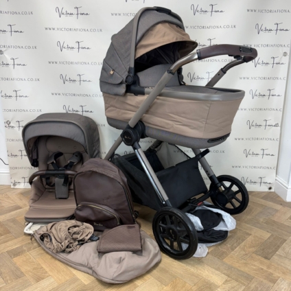 PRELOVED Silver Cross Reef Carrycot & Pushchair - Earth
