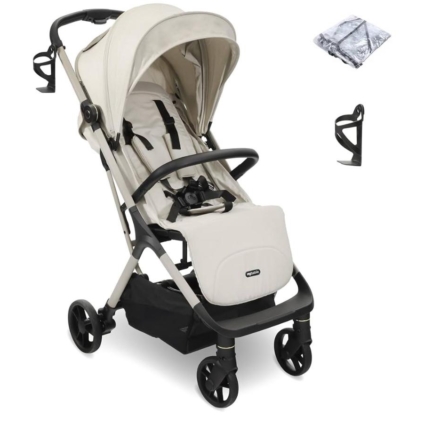 NEW My Babiie MBX7 Plus Auto-Fold Stroller - Ivory RRP£159