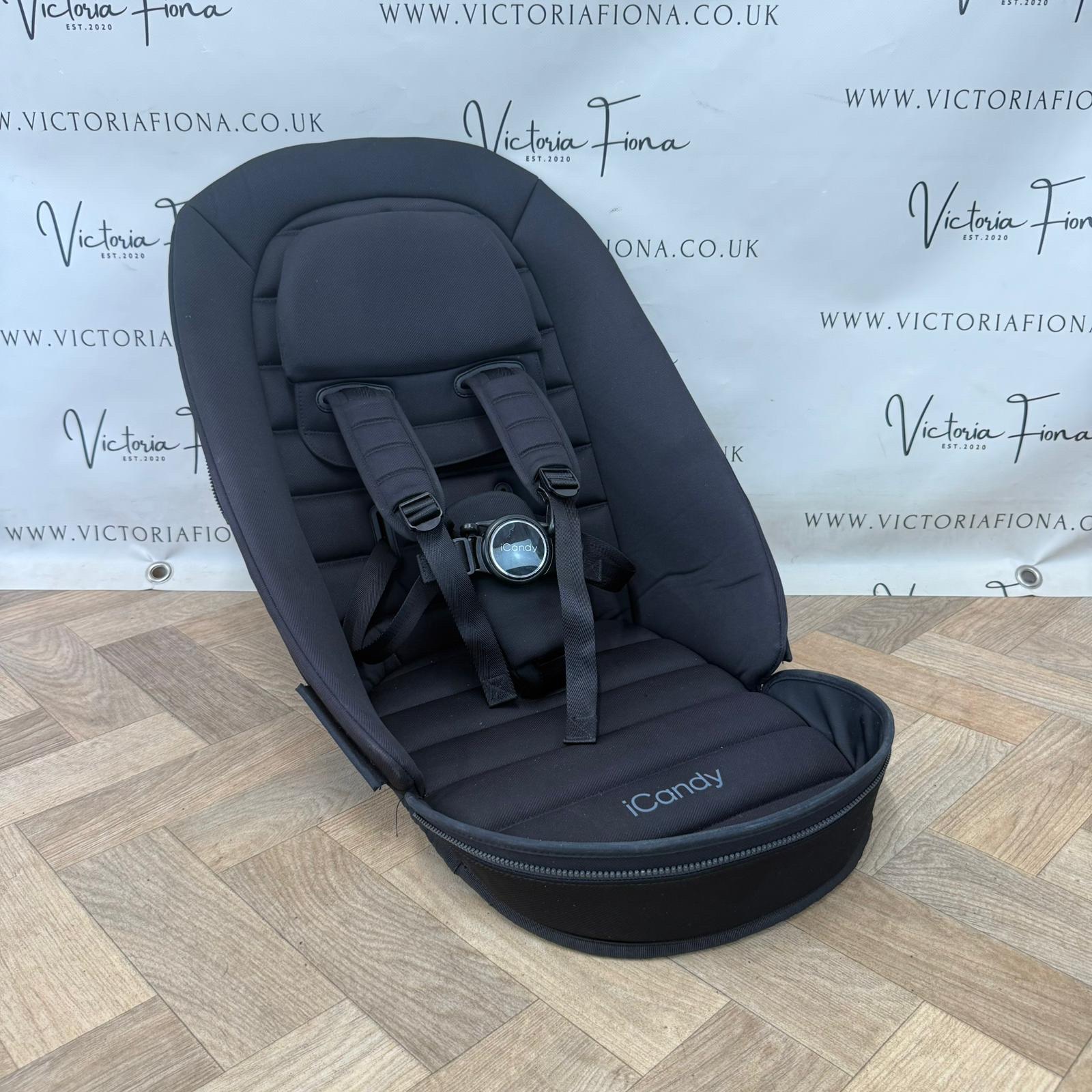 PRELOVED iCandy Peach 7 Pushchair with accessories and CYBEX 360 Car Seat & Isofix - BLACK - Image 5