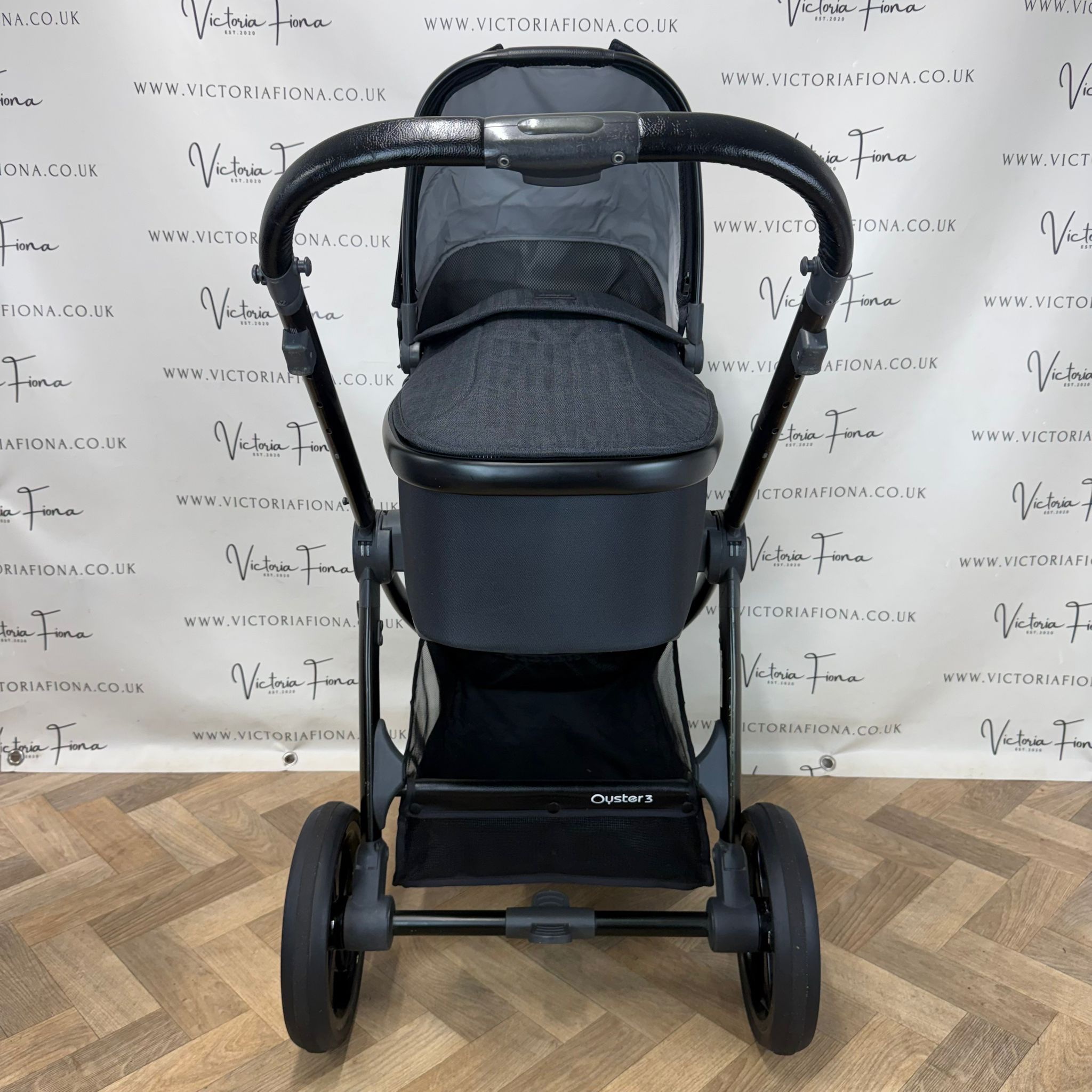 PRELOVED Babystyle Oyster 3 Pushchair & Carrycot - 0-22kg - Noir 🖤 - Image 4